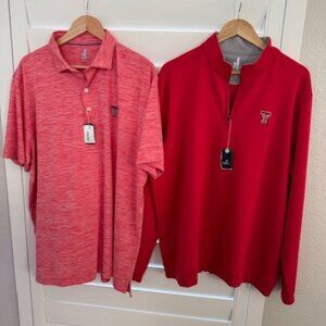 Texas Tech Red Raiders!  Johnnie O Tops (New With Tags) both are XL.